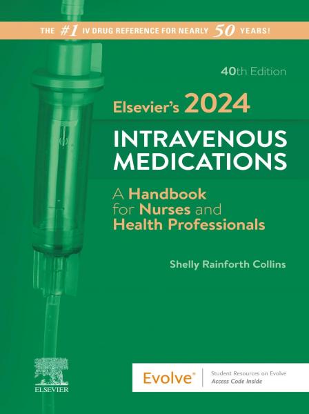 داروهای داخل وریدی Elsevier’s 2024 کتاب راهنمای پرستاران و متخصصان سلامت - پرستاری