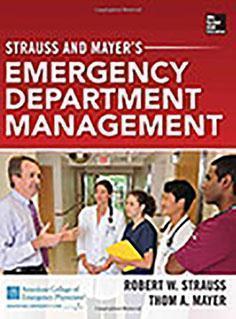 Strauss and Mayer s Emergency Department Management  2014 - اورژانس