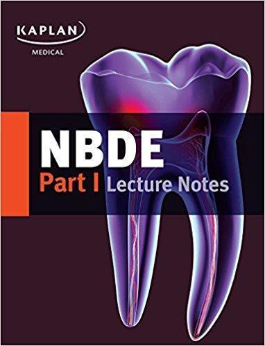 یادداشت های سخنرانی بخش اول NBDE - دندانپزشکی