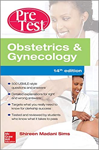 Obstetrics And Gynecology PreTest Self-Assessment And Review 2017 - آزمون های امریکا Step 2