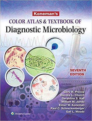 Koneman Color Atlas and Textbook of Diagnostic Microbiology  2 vol 2017 - میکروب شناسی و انگل