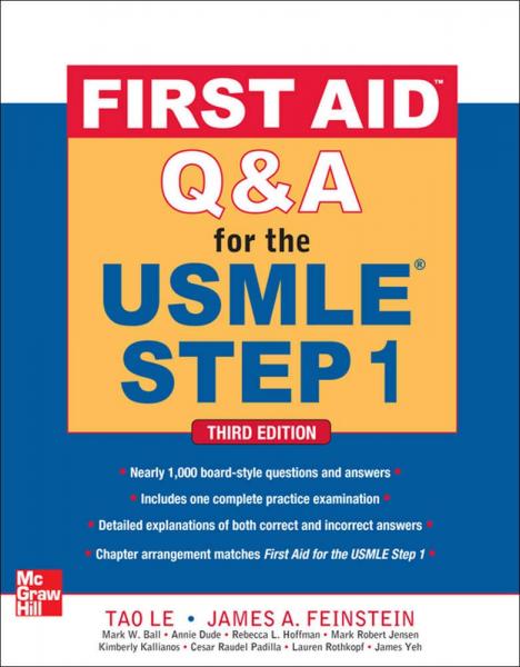 First Aid Q&A for the USMLE Step 1 (First Aid USMLE) 3rd Edition - آزمون های امریکا Step 1