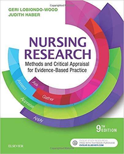 Nursing Research: Methods and Critical Appraisal for Evidence-Based Practice 2018 - پرستاری