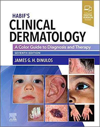 Clinical Dermatology: A Color Guide to Diagnosis and Therapy HABIF  2021 - پوست