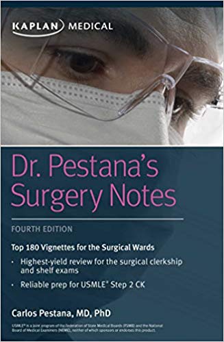 Dr. Pestana Surgery Notes- Top 180 Vignettes for the Surgical Wards 2018+ dvd - آزمون های امریکا Step 2