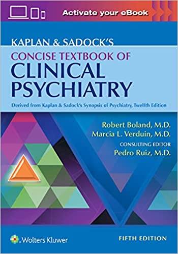 کتاب درسی مختصر کاپلان و سادوک روانپزشکی بالینی ویرایش پنجم - روانپزشکی
