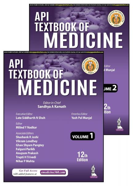 API Textbook of Medicine (2 Volumes-2022) - داخلی