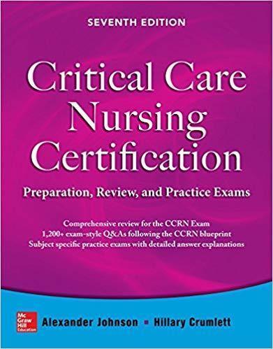 Critical Care Nursing Certification 2018 - پرستاری