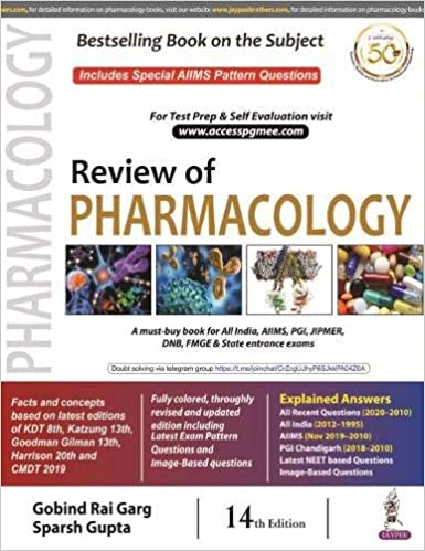 Review of Pharmacology 2020 - فارماکولوژی