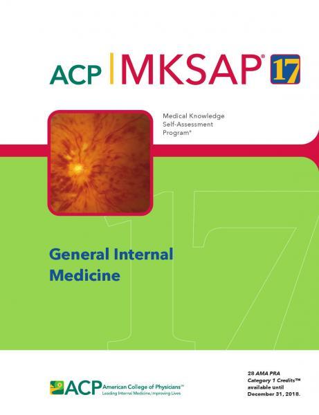 ACP MKSAP GENERAL INTERNAL MEDICINE  2017 - داخلی